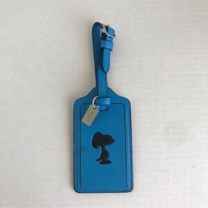 Coach X Peanuts Snoopy Luggage Tag